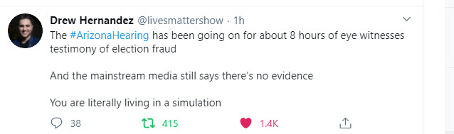 8 hrs of evidence major media says no evidence